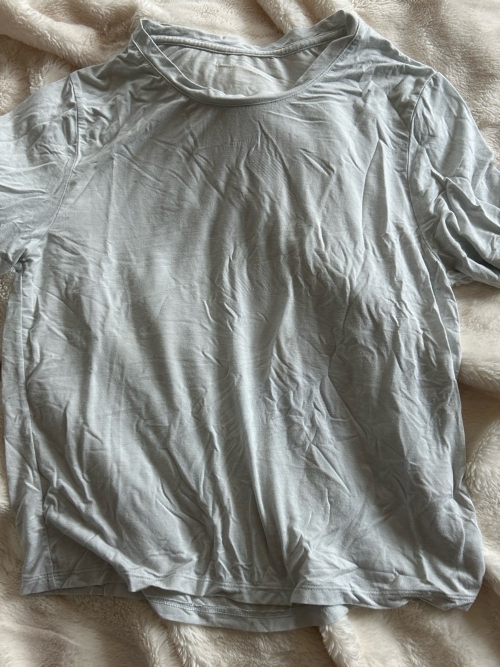 Victoria's Secret Light Gray Crew Neck Pajama Top